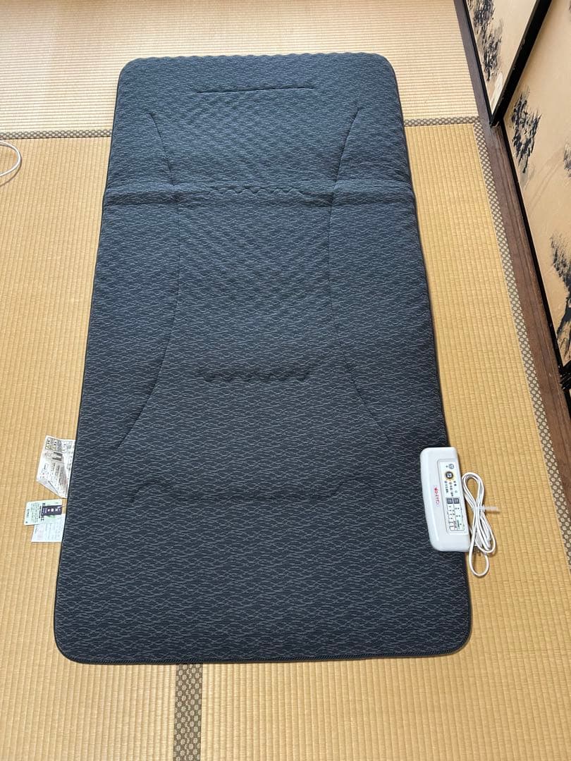 京都西川ローズテクニーJNR-1002 電気マット シングルサイズ ダークグレー