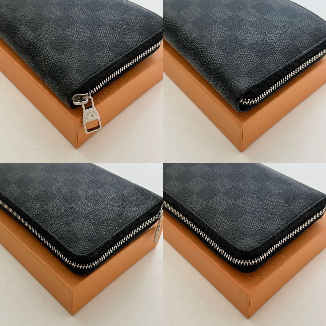 【良品】✅メンテ済み　ルイヴィトン　ダミエ　ジッピー　オーガナイザー　長財布