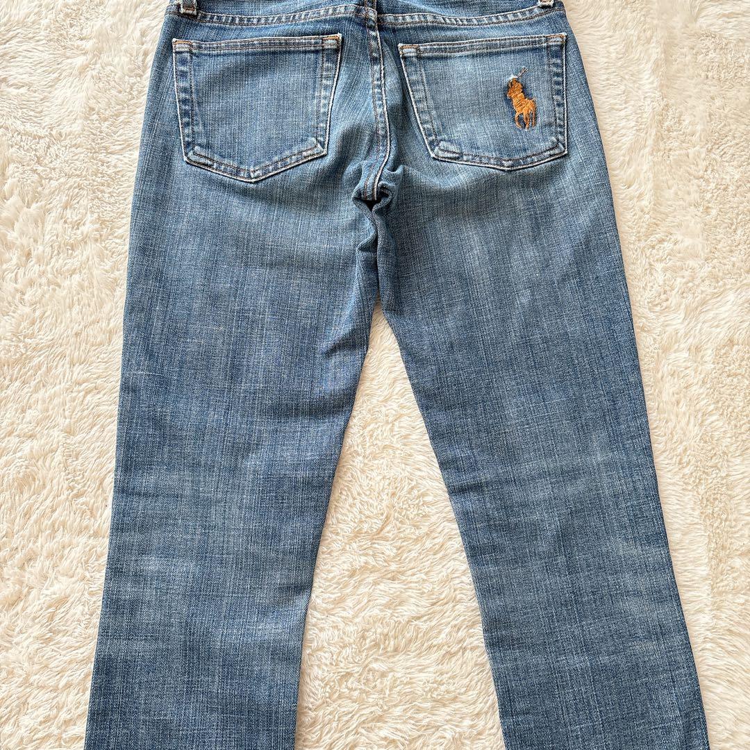 希少 ラルフローレン ブラックレーベル 25インチ ポニー ライトブルー デニム