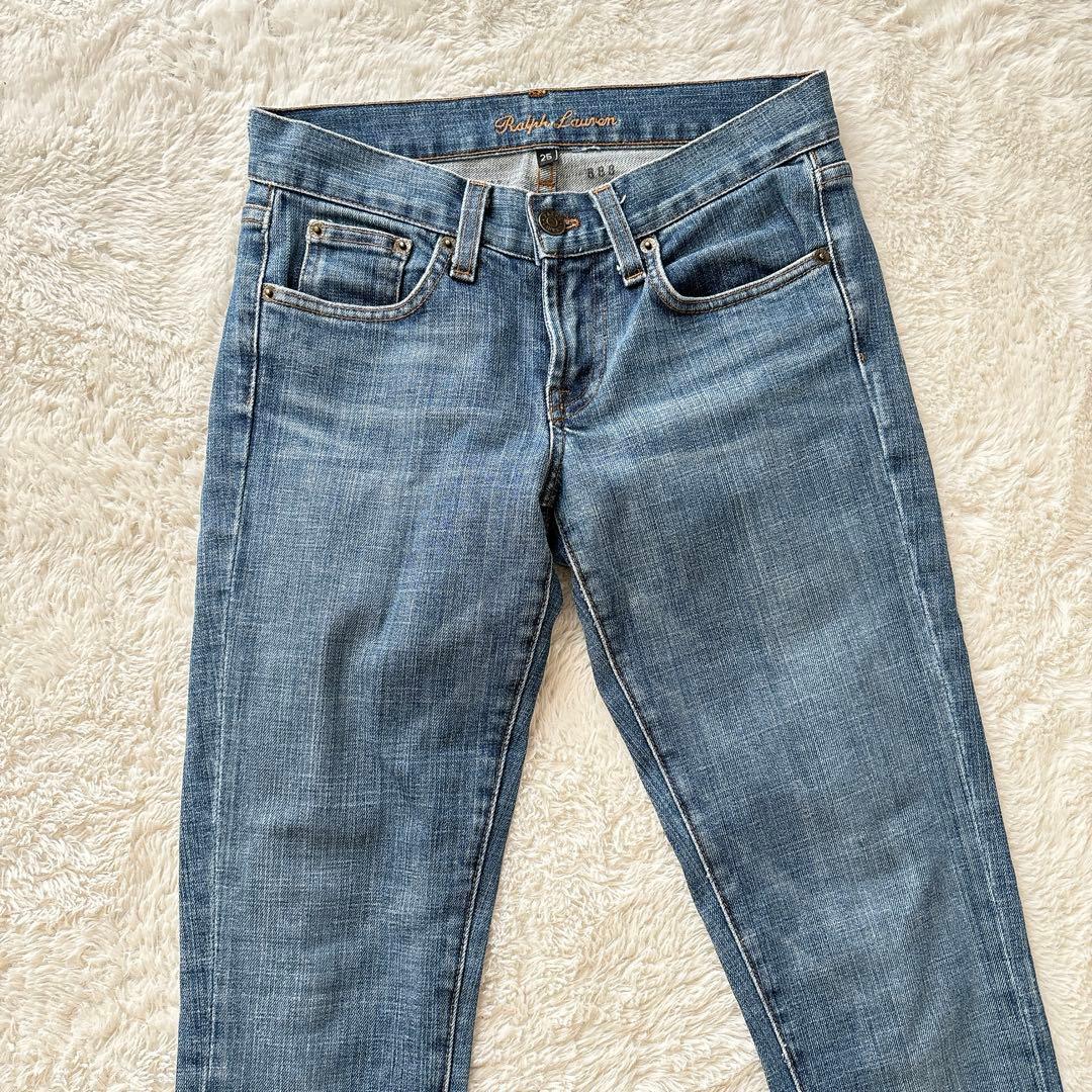 希少 ラルフローレン ブラックレーベル 25インチ ポニー ライトブルー デニム