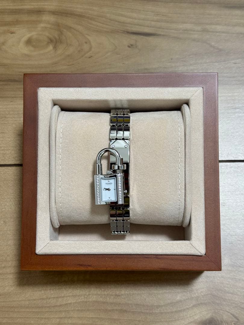 エルメス HERMES 新品未使用 ケリー ダイヤモンド 腕時計 3WAY
