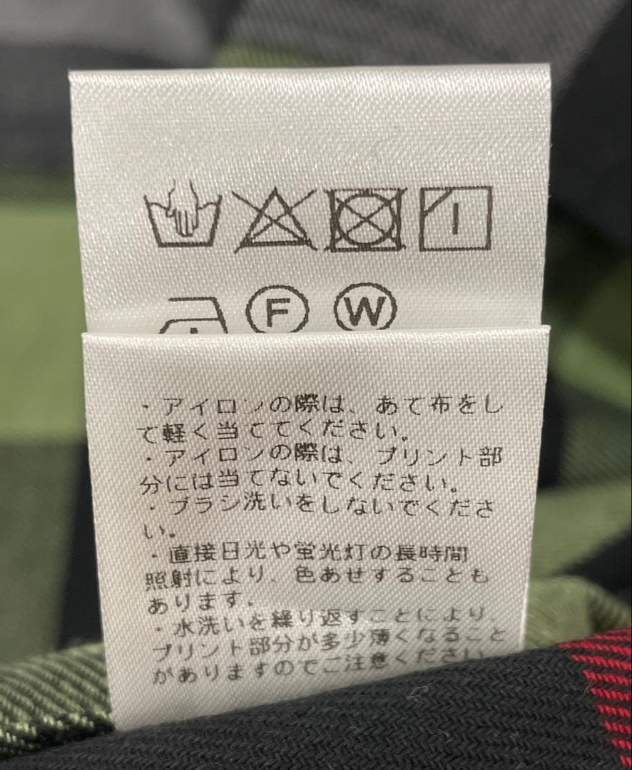 knmen127-0712 AH MURDERZ フードチェックシャツ