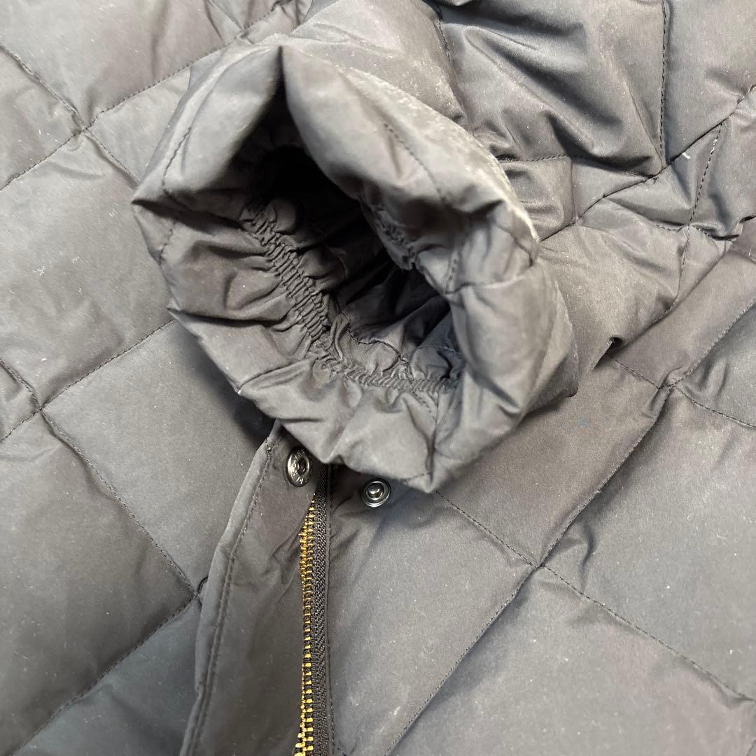 TAION UNFILO コラボ ブラック キルティングダウンジャケット L