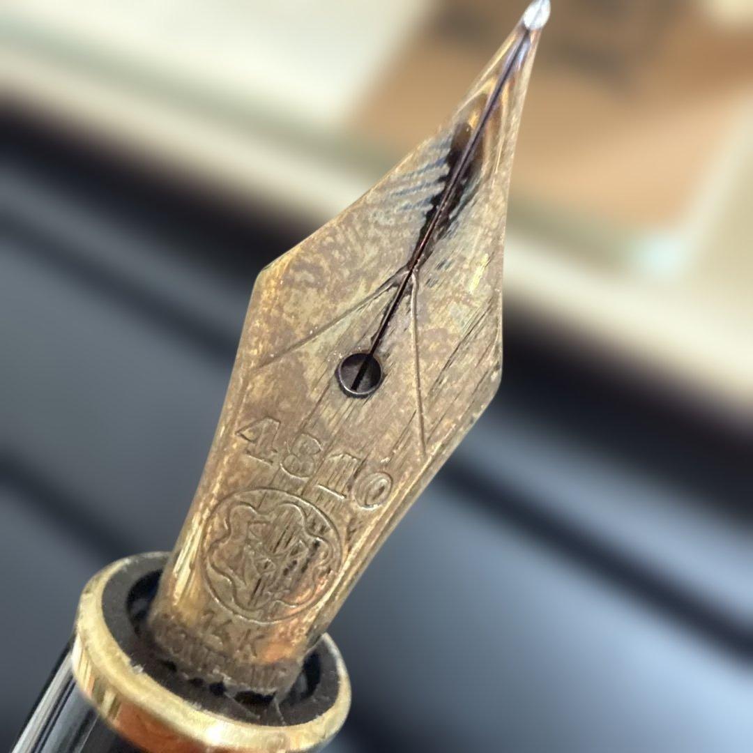 モンブラン 万年筆 マイスターシュテュック ボルドー 14k F細