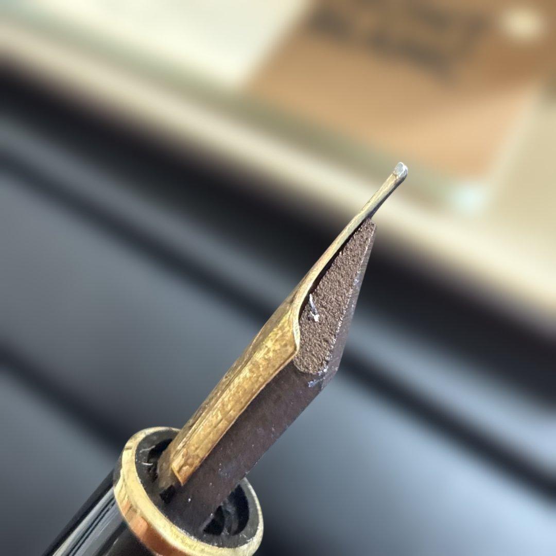 モンブラン 万年筆 マイスターシュテュック ボルドー 14k F細