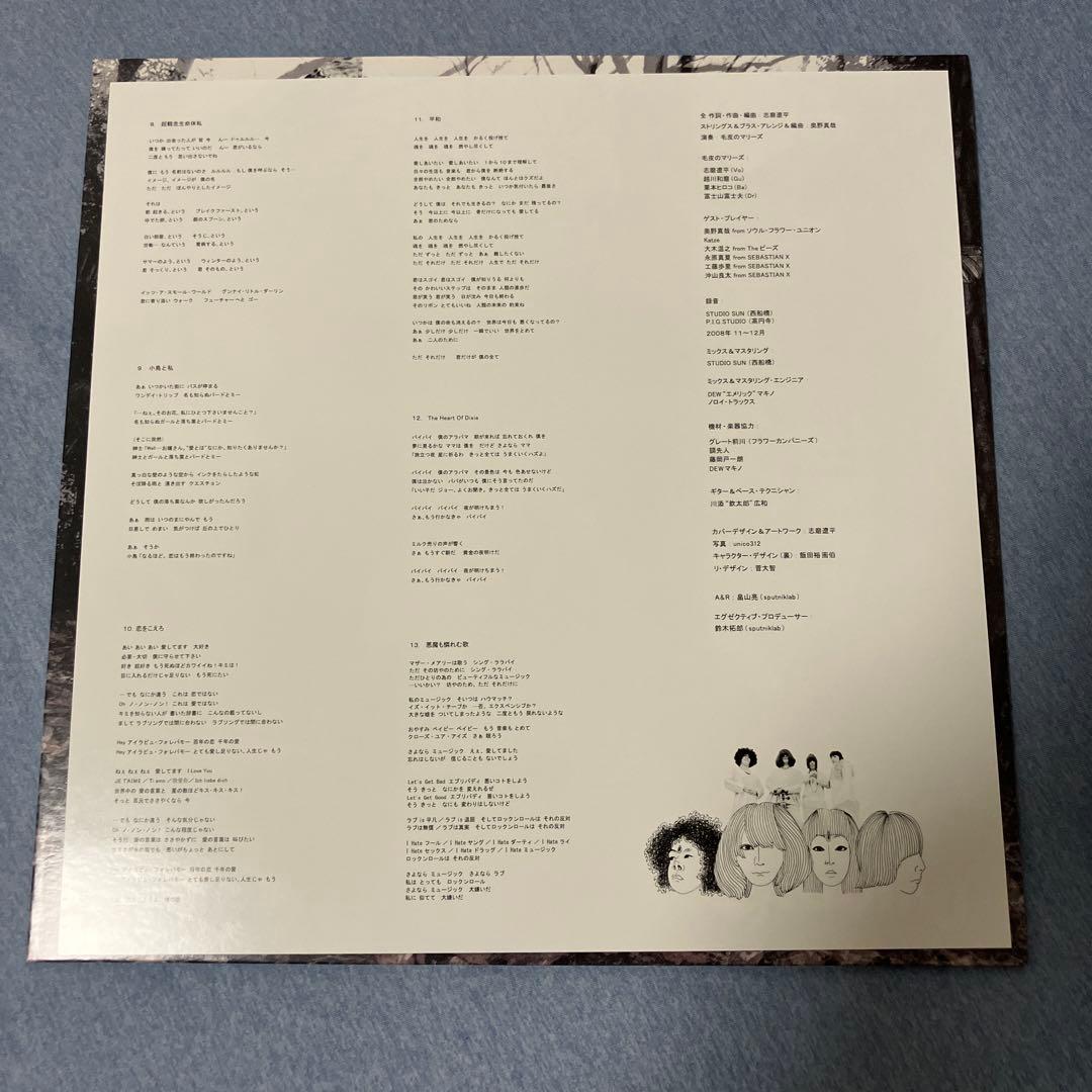 毛皮のマリーズ Gloomy LP レコード 新品未使用品