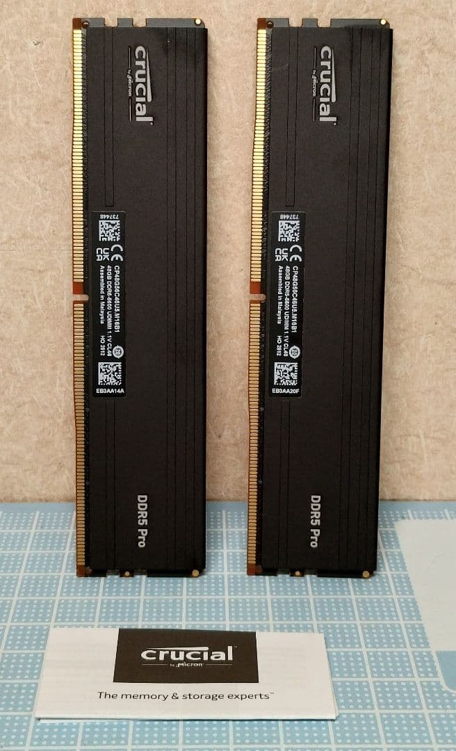 Crucial PRO DDR5 96GB(48GB2枚) DDR5-5600