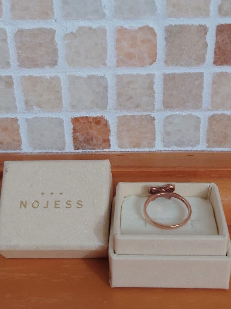 NOJESS ノジェス　K10 リング　リボンピンキーリング　1号