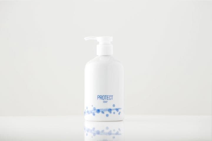 波佐見焼ハンドソープボトル、ディスペンサー付き