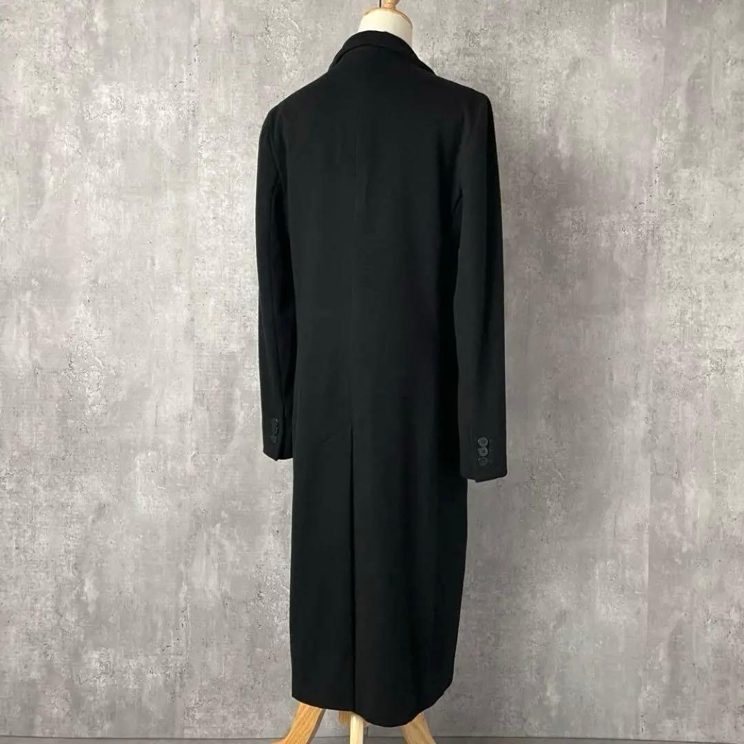 【高級】 アルマーニコレッツィオーニ ウール ロングコート イタリア製 黒 44