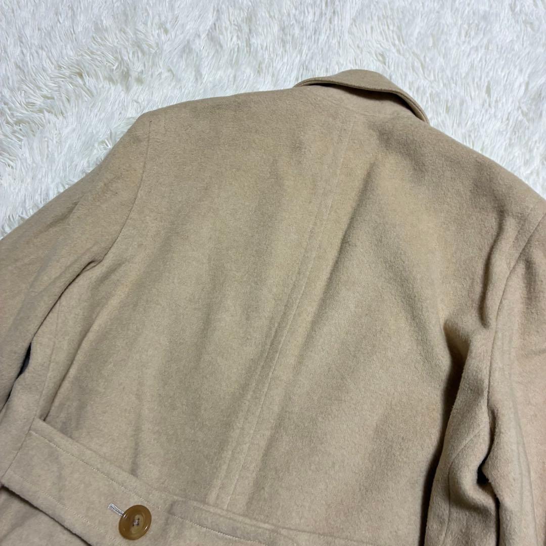 美品 ラルフローレン ロングチェスターコート ダブルブレスト ウール 男女兼用