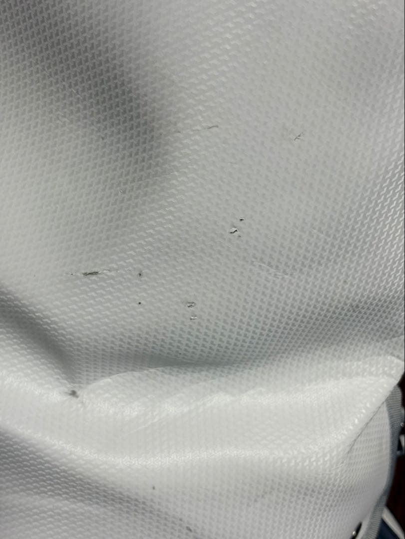 PING ホワイト キャディバッグ ダイヤモンドキルティング