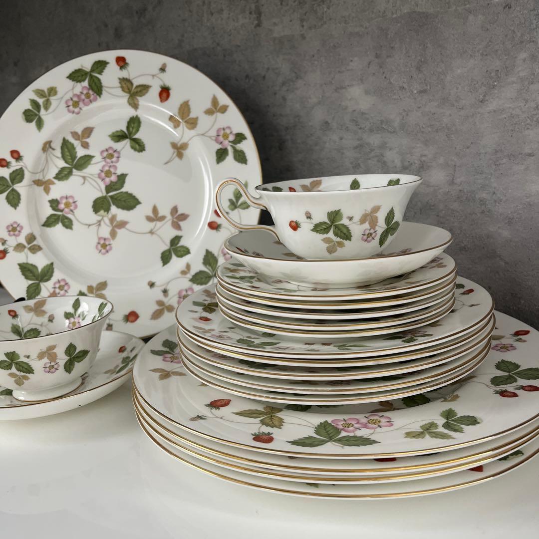 ウェッジウッド　ワイルドストロベリー　まとめ売り