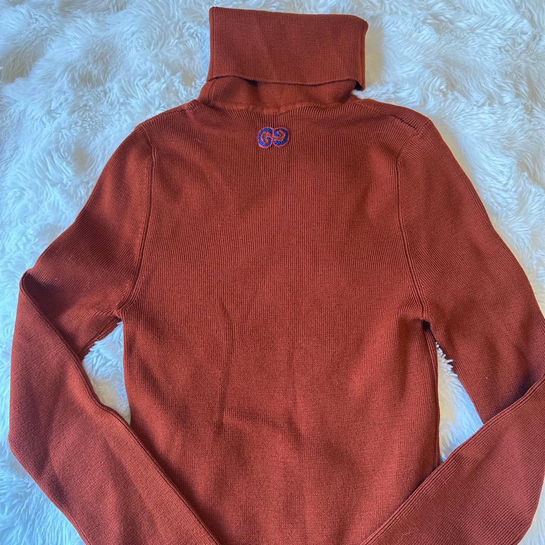 GUCCI オレンジ タートルネック Sサイズ