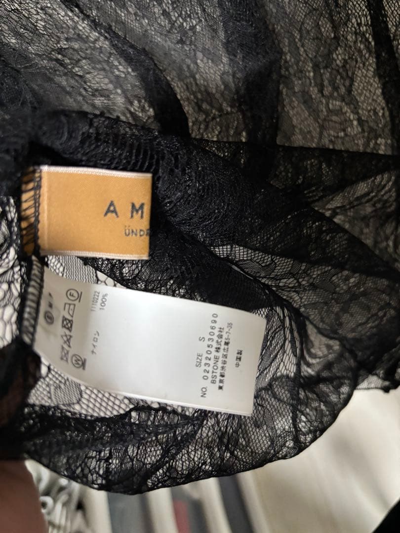 Ameri VINTAGE ブラック ベロア　ロングドレス