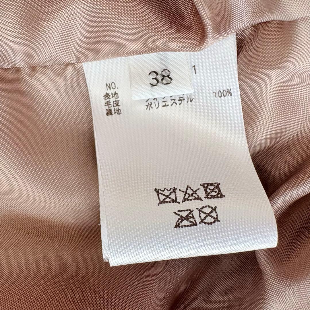 極美品✨《ブランベール 》フォックス　ダブルライダース ラムレザージレ　モニーレ