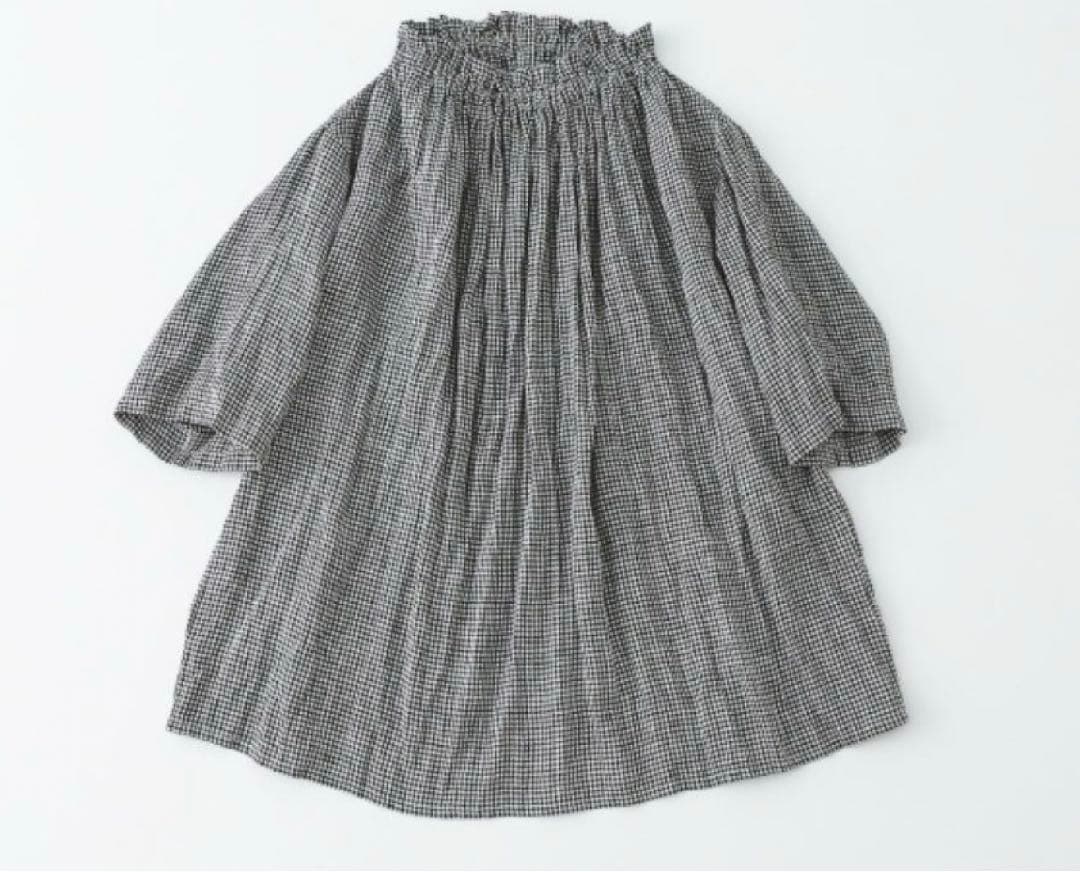 【美品】nestrobe ギンガムチェックブラウス