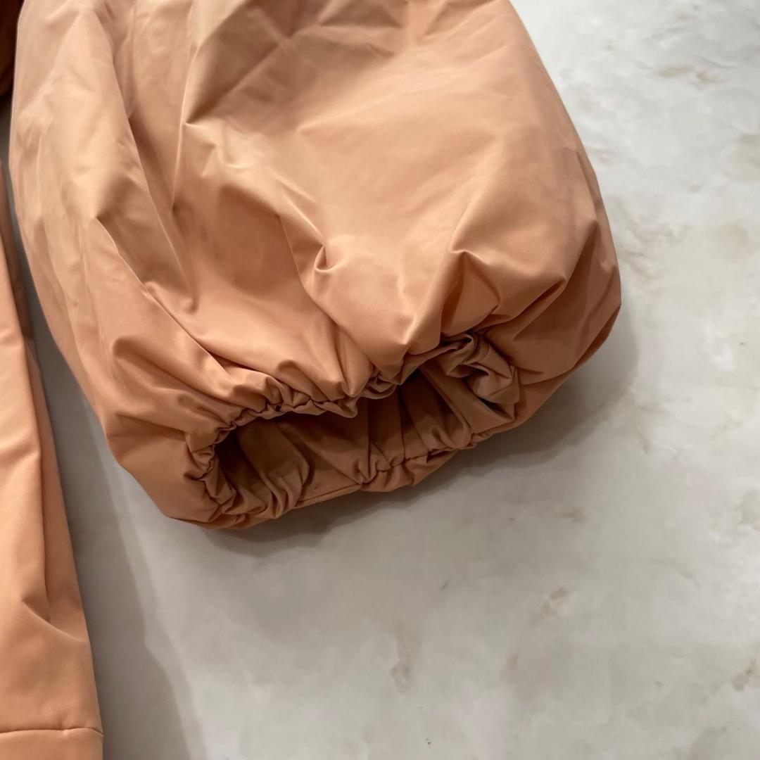 【極美品】Drawer タフタギャザースリーブコート 36　S　フレア　Aライン