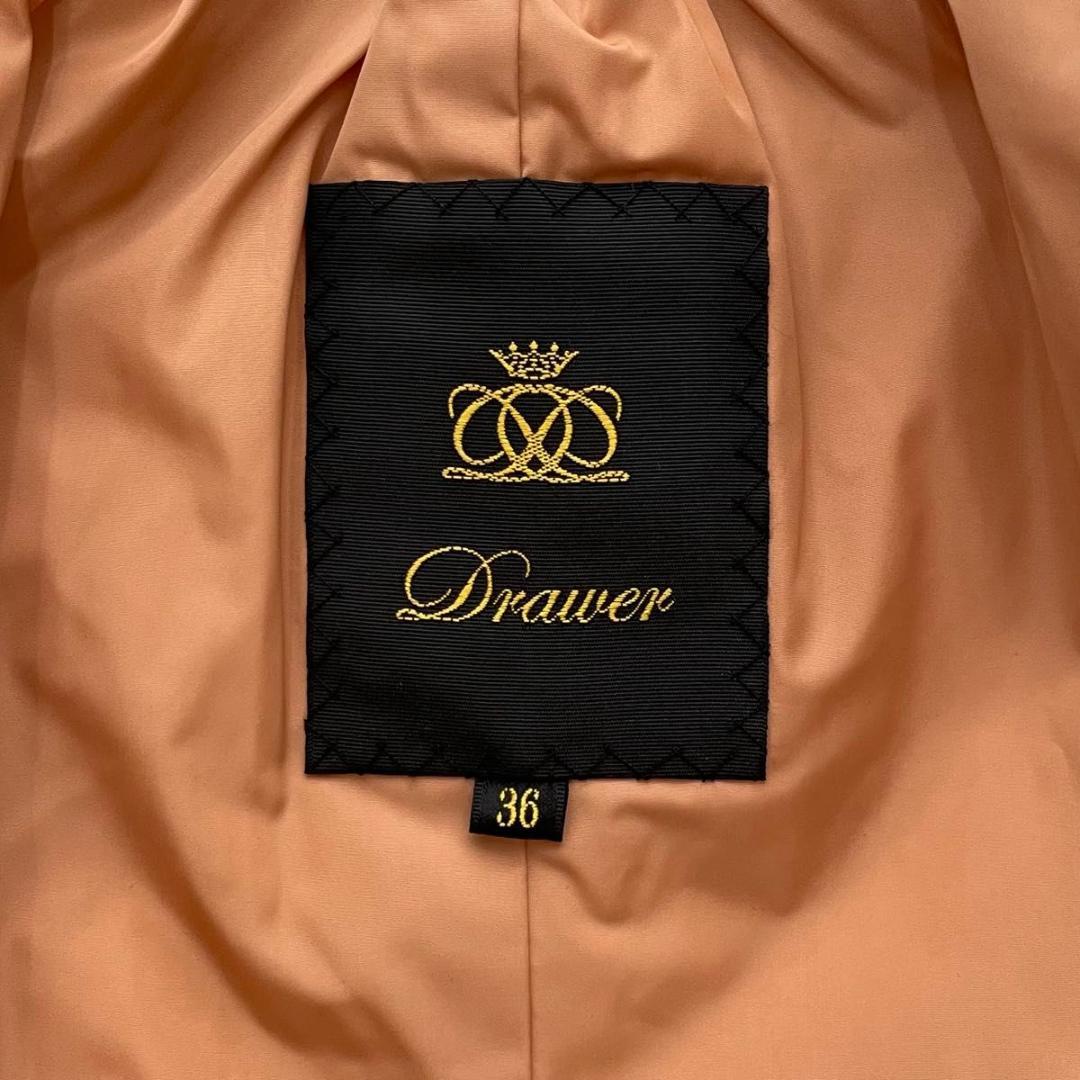 【極美品】Drawer タフタギャザースリーブコート 36　S　フレア　Aライン