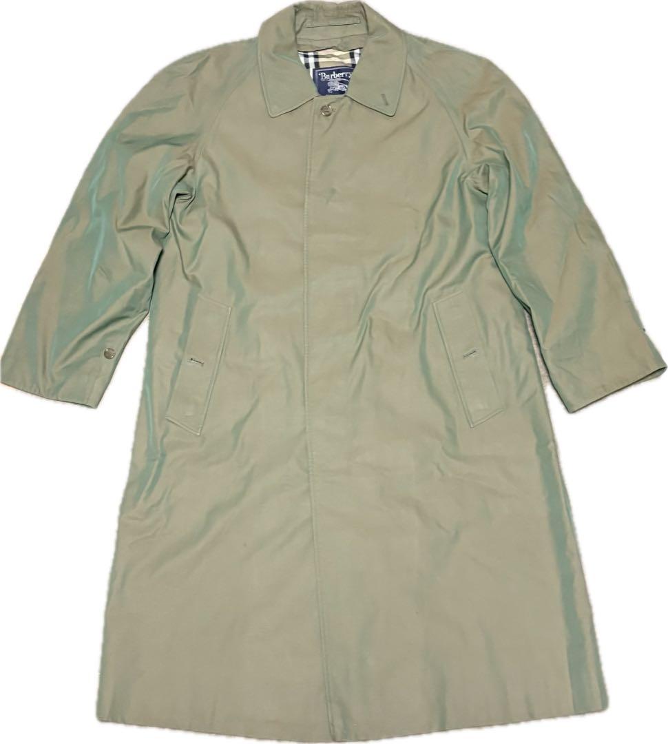 ス*ー様 90s BurberrysタグBURBERRY玉虫色コートインナー付き