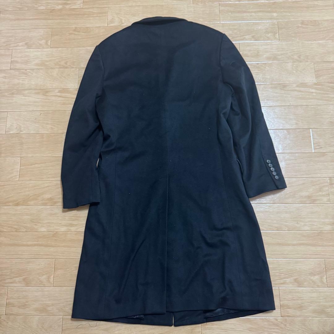 GUCCI トムフォード期 チェスターコート 50サイズ 比翼ボタン 黒