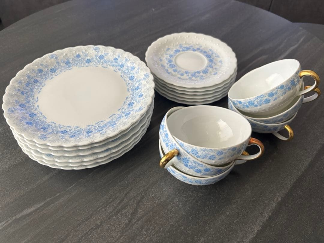 es Boyer Riviera Bleu食器セット6組