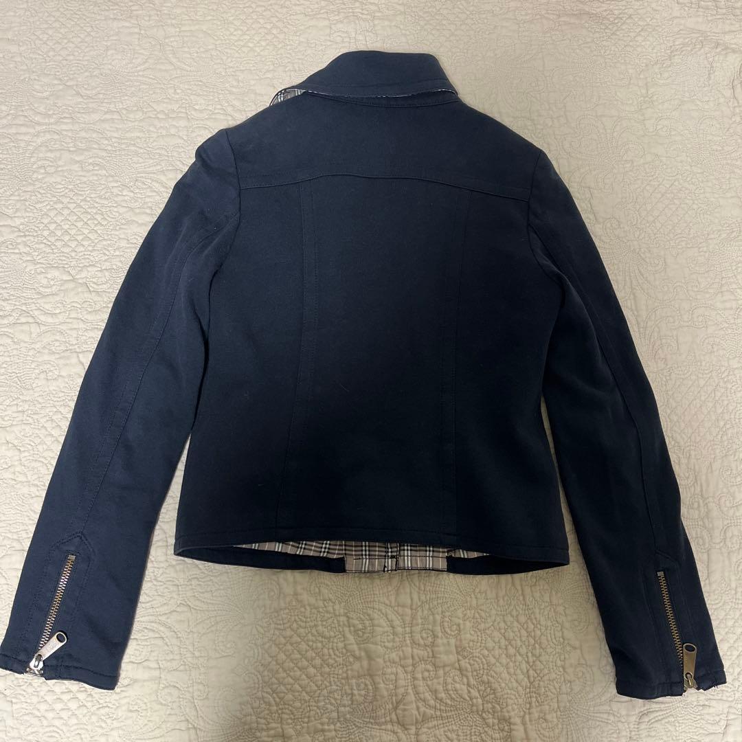 BURBERRY BLUE LABELライダースジャケット 38 ブラック