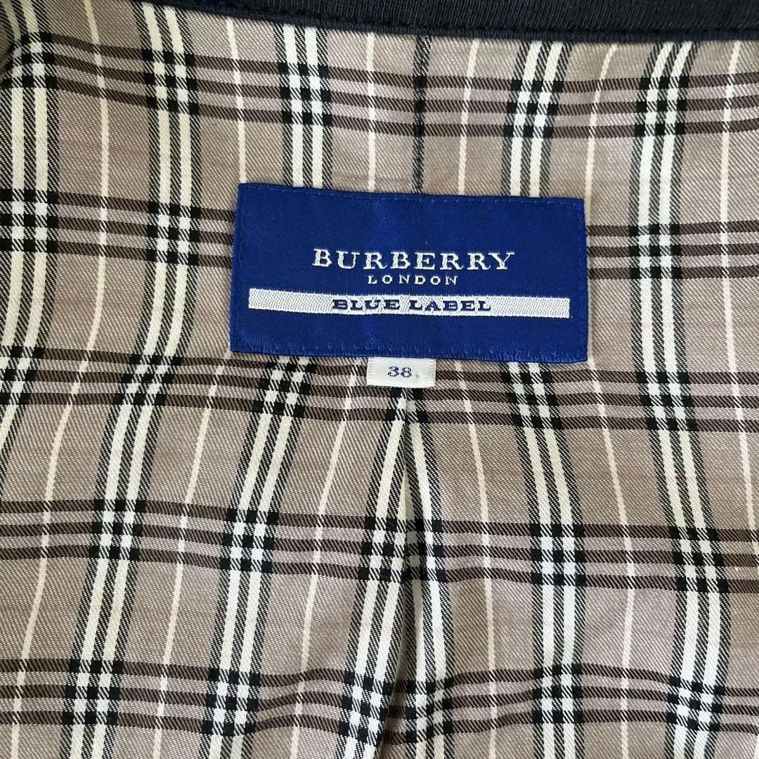 BURBERRY BLUE LABELライダースジャケット 38 ブラック