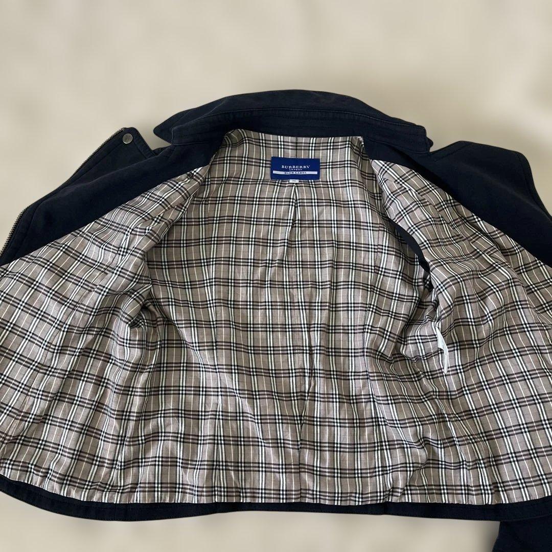 BURBERRY BLUE LABELライダースジャケット 38 ブラック