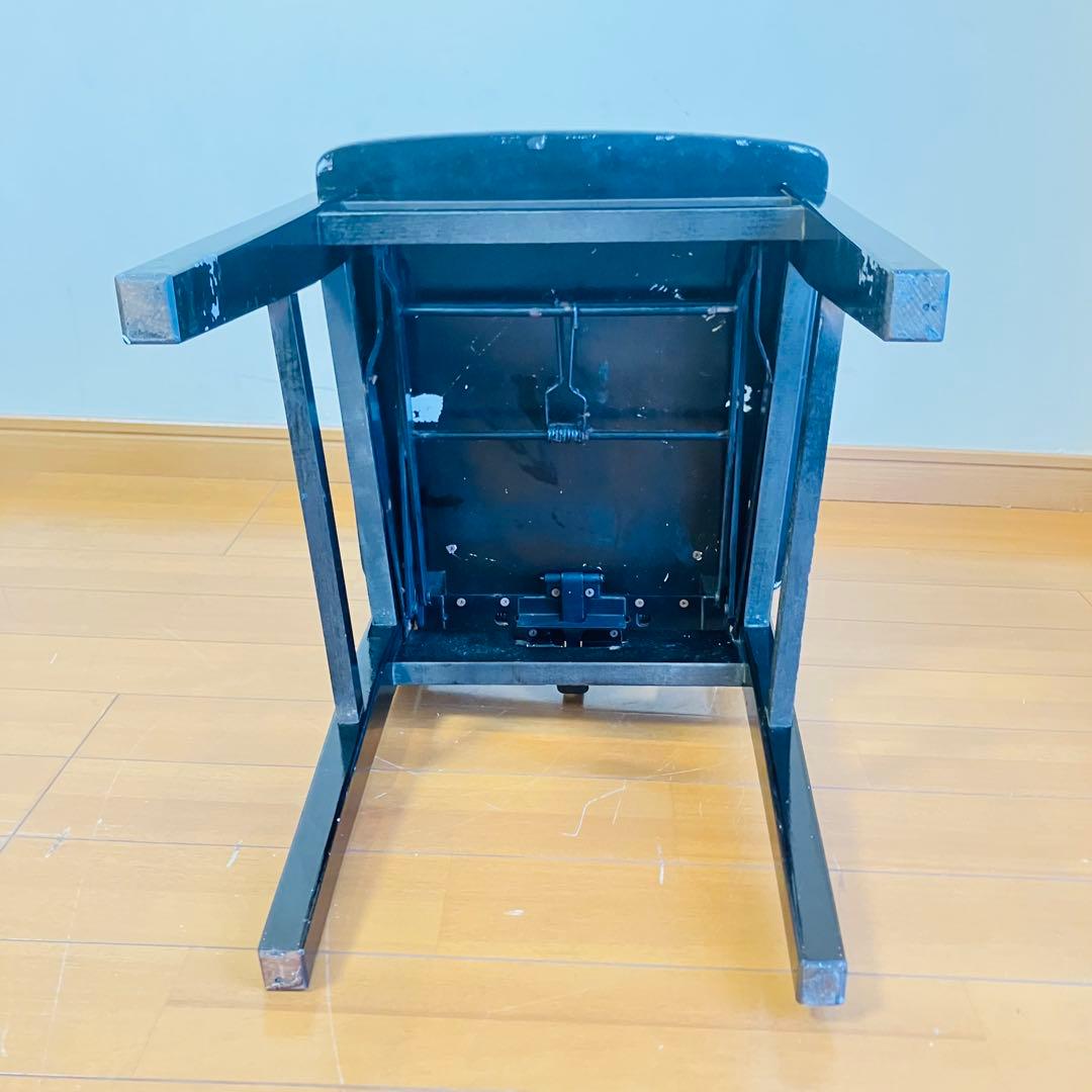 【動作良好・匿名配送】トムソン椅子 半艶塗装 アップライトピアノ