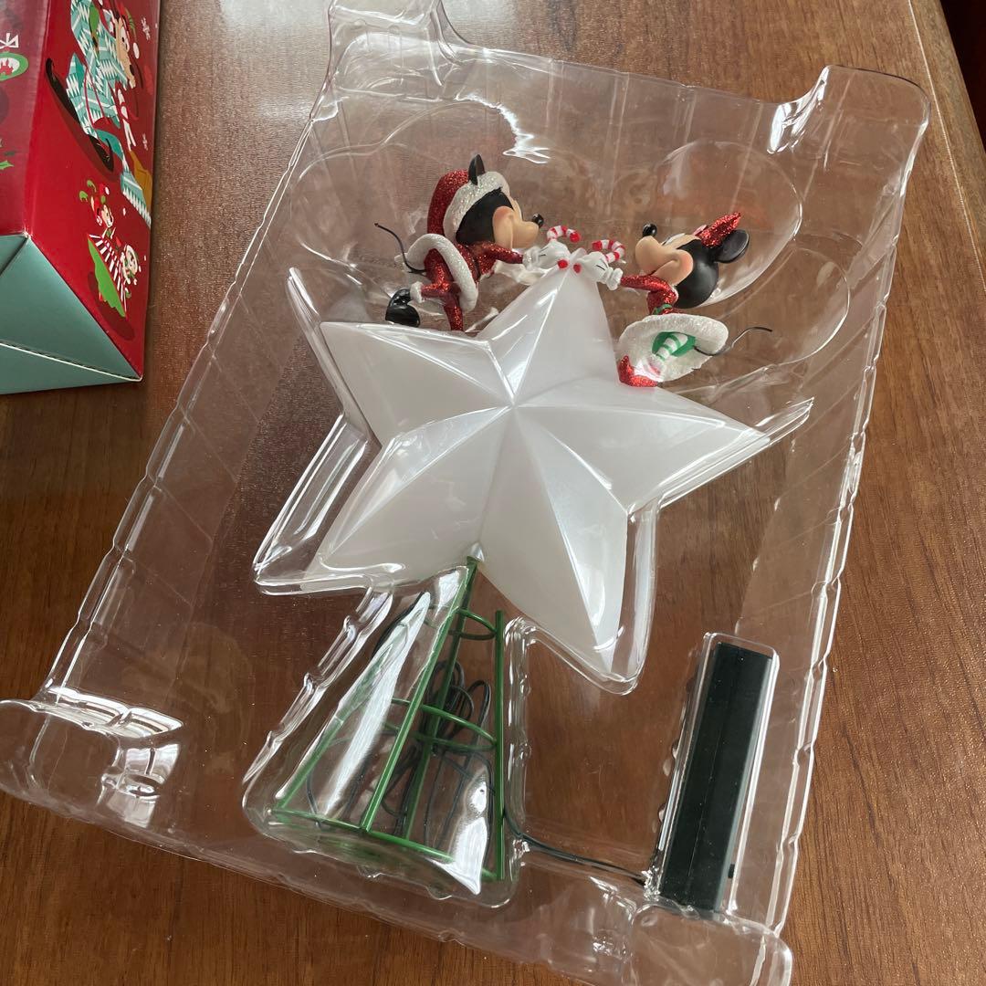 ☆レア☆ ディズニーストア ライトアップ ツリートッパー ミッキー ミニー 電飾