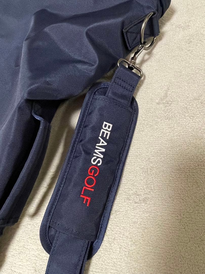 BEAMS GOLF キャディバッグ ネイビー