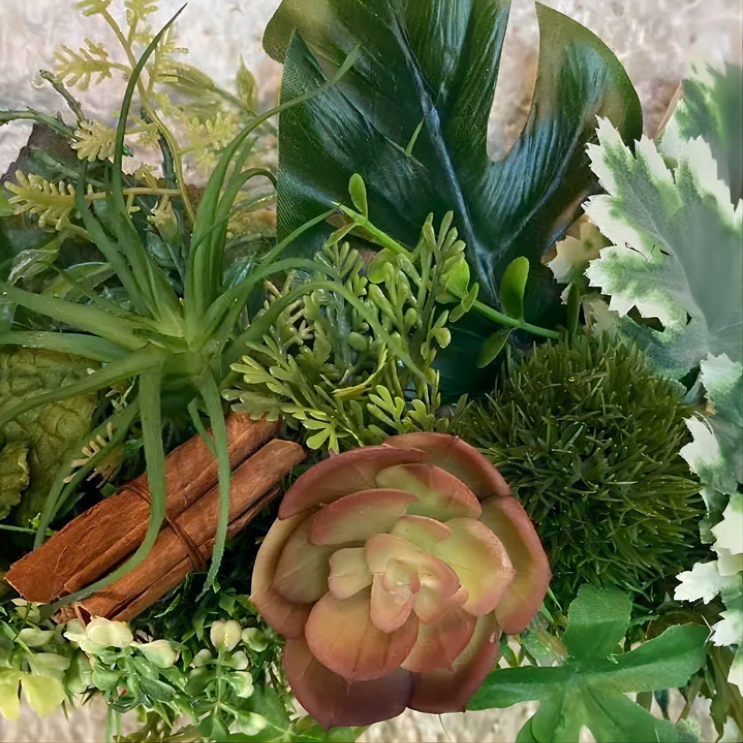 光触媒　人工観葉植物　ウォールグリーン　フェイク　フラワー　壁掛け　40557
