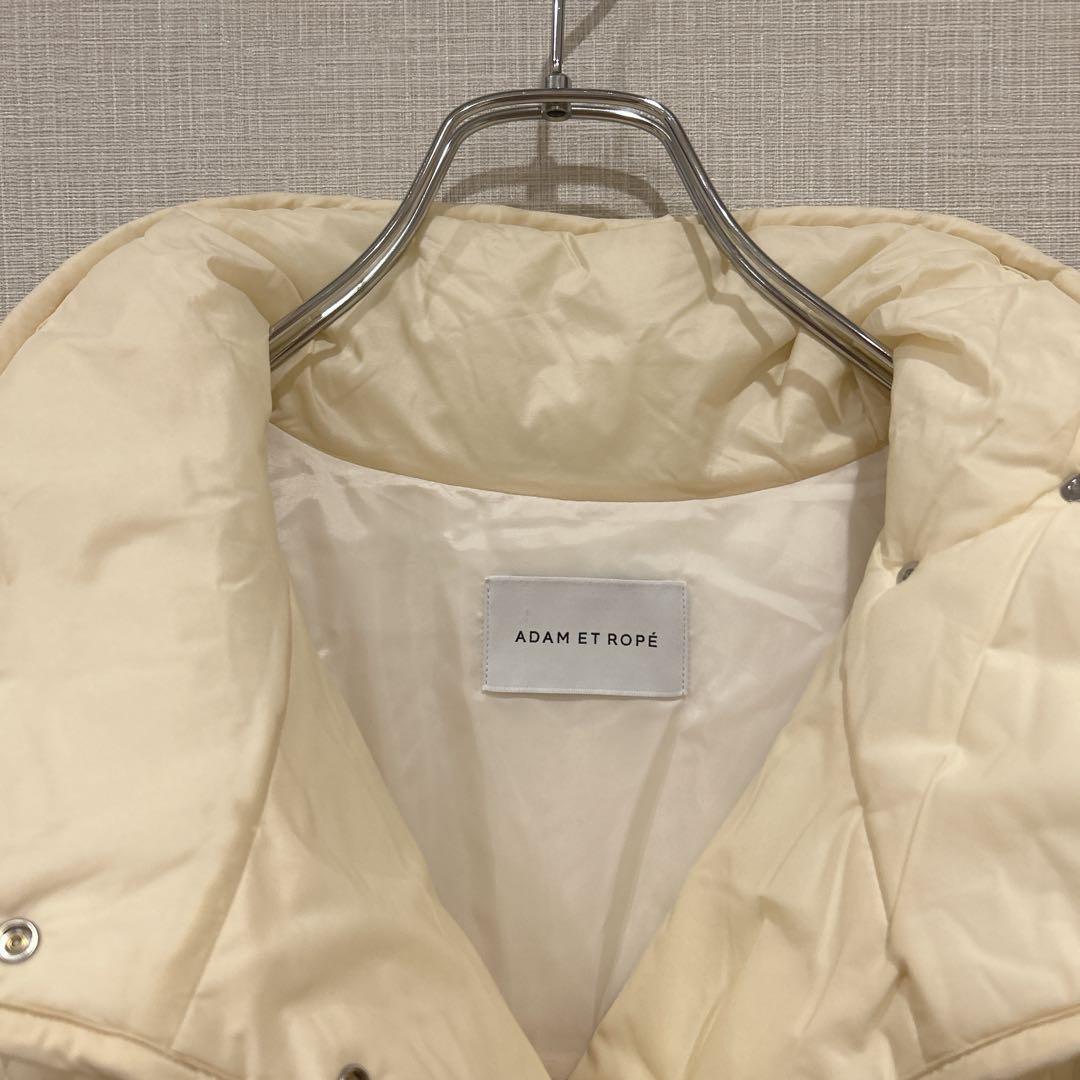 美品✨ADAM ET ROPE アダムエロペ スタンドネックキルティングコート