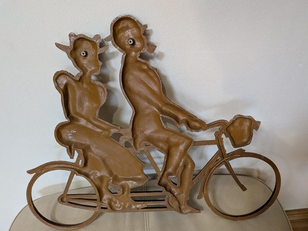 自転車マニア★ヴィンテージインテリア★タンデム自転車ウォールアート