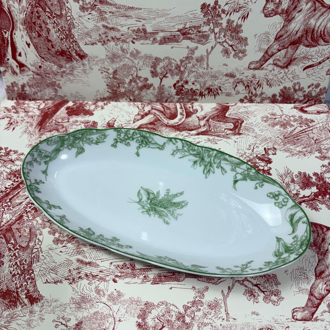 DIOR Lily of the Valley スズラン オーバルプラッター