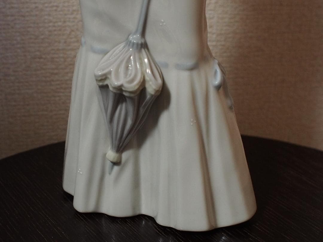 ★LLADRO社　リヤドロ　「仔犬を抱く女性」美品