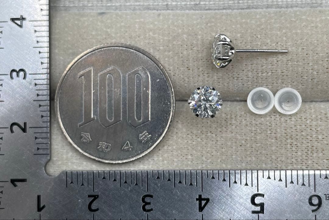 専用JA158★高級 大粒ダイヤモンド1.467ct プラチナ ピアス ソ2枚付