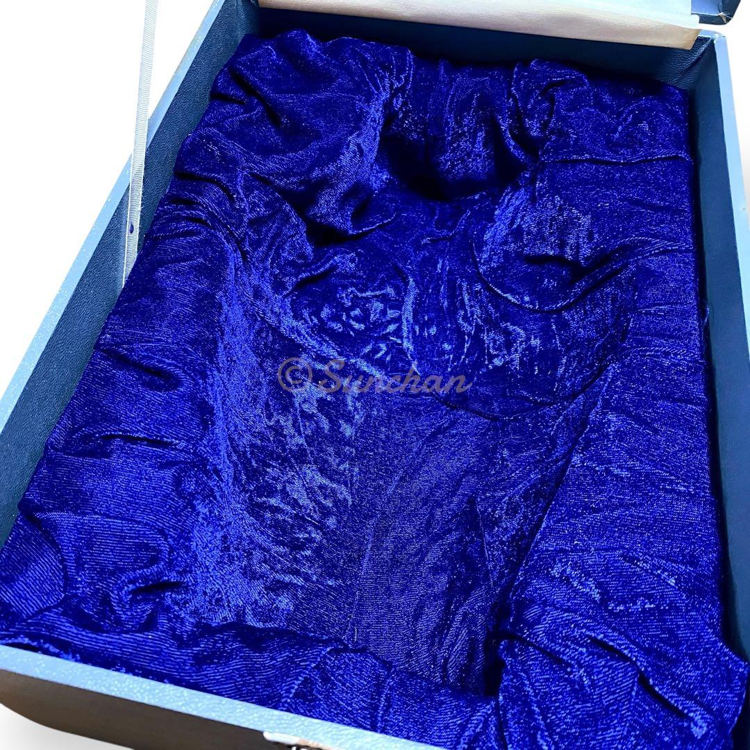 【美品】 大倉陶園 OKURA 瑞鳥文花瓶 呉須更紗鳥絵 専用箱・商品タグ付き