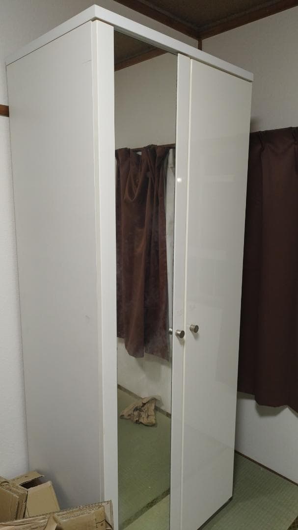 ニトリ ワードローブ WISH3 80WR-WH 幅80cm 白