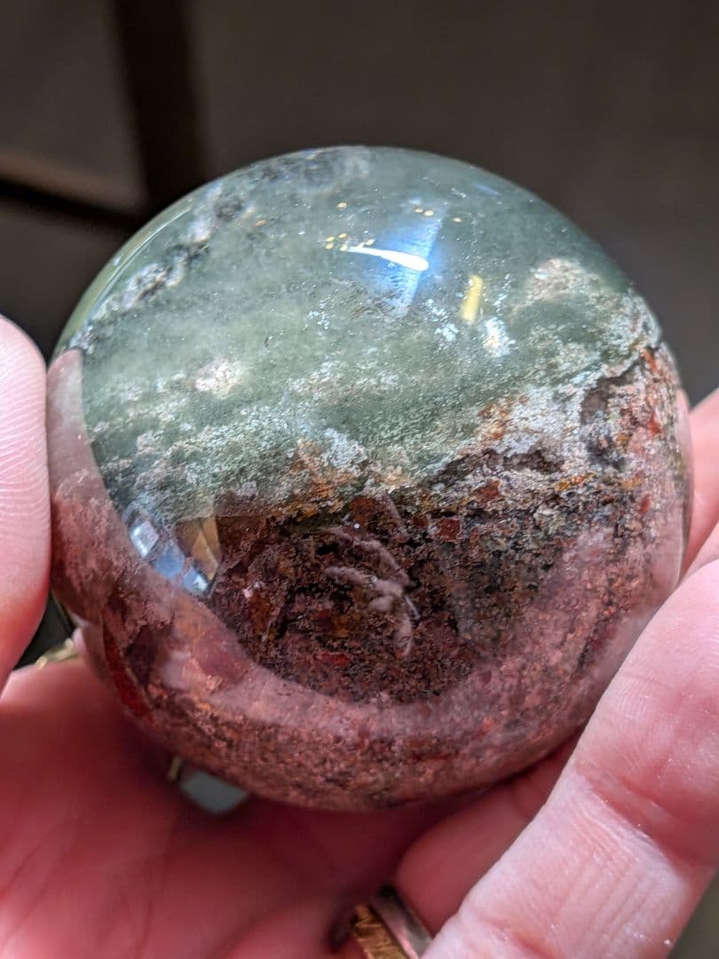 ガーデンクォーツ　まるで庭園！！　スフィア