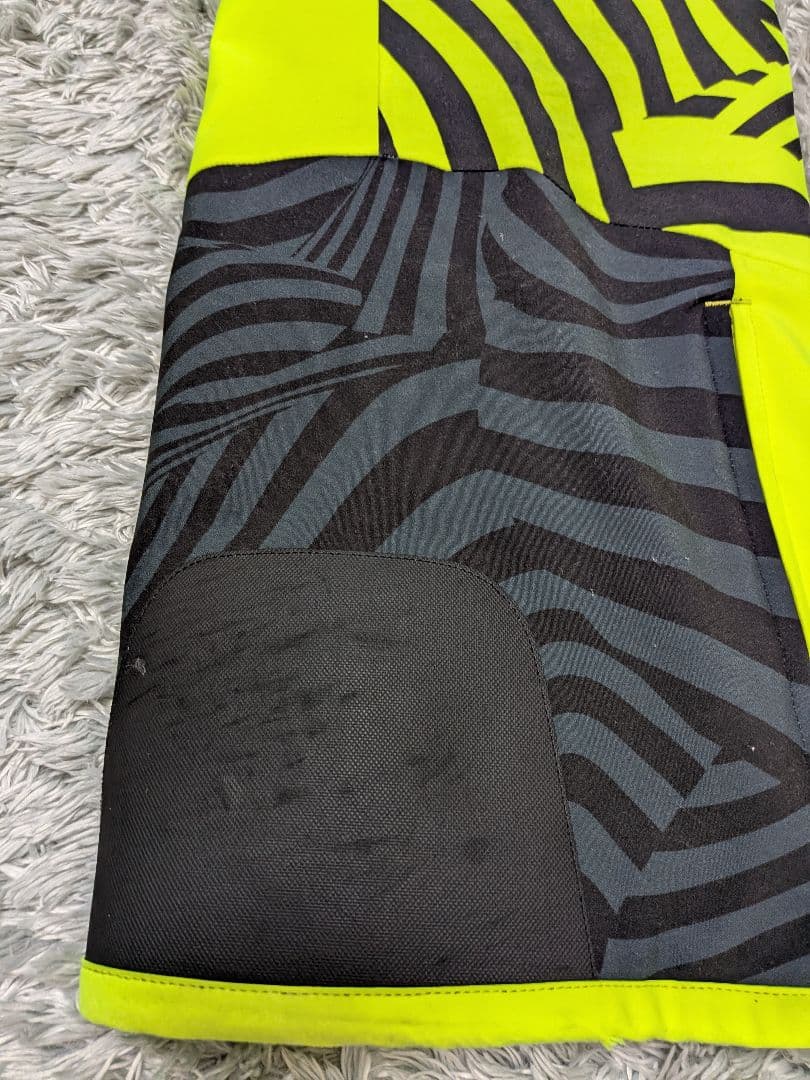オンヨネ スキーウェア上下SS ゼブラ柄 トラ柄 イエロー/ブラック