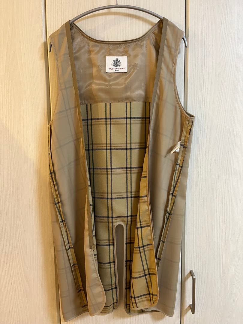 OLD ENGLAND ベージュ トレンチコート ウエストベルト、ライナー付き