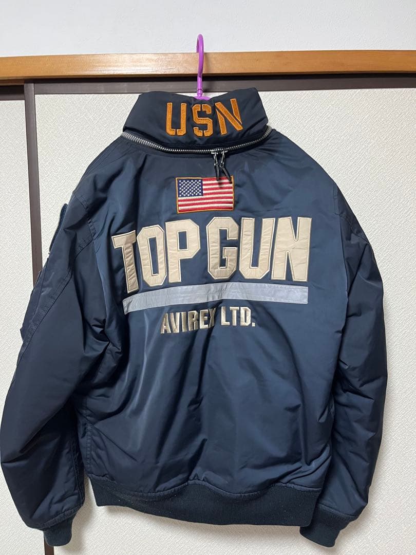 AVIREX TOP GUN TOM CAT フライトジャケット　サーモライト