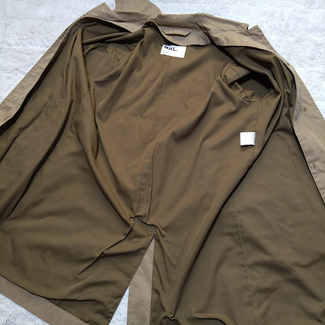 MHLマーガレットハウエル ライトブラウン 茶　ロングコート サイズII ２