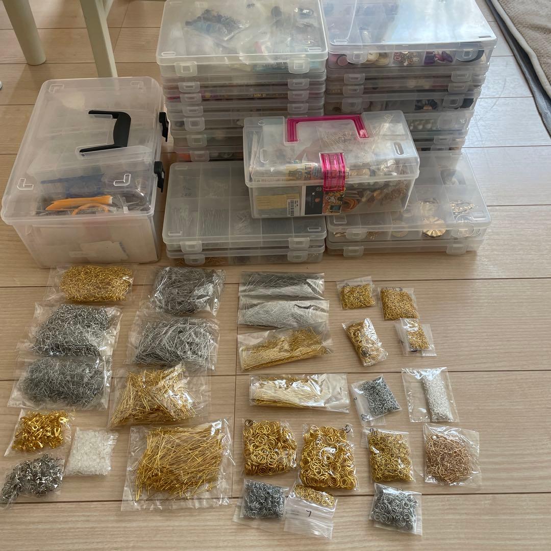 値下げ　ピアスパーツ　まとめ売り　大量パーツ