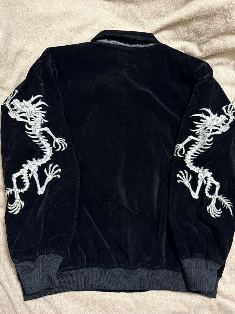 ドラゴン 未使用 別珍 龍 スカジャン unisex 美品 vintage