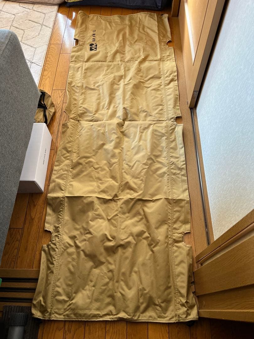 【未使用】WAQ コット タン色 収納バッグ付き