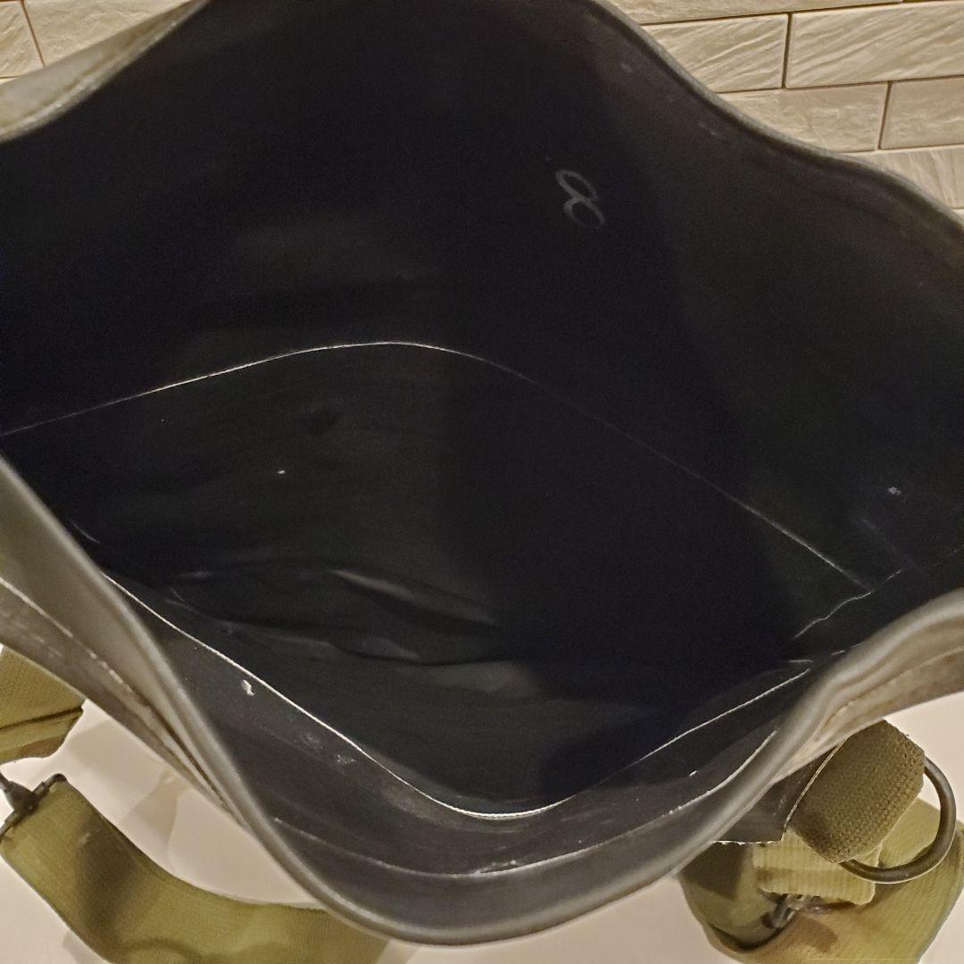 【希少】WWII 防水 ガスマスクバッグ 4つスナップ ノルマンディー