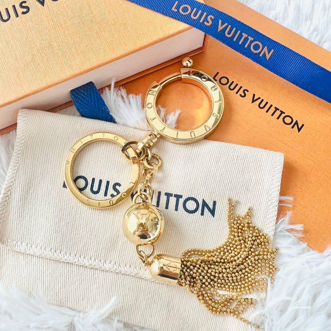 鑑定済✨極美品✨ルイヴィトン　バッグチャーム　キーホルダー　スウィング　タッセル